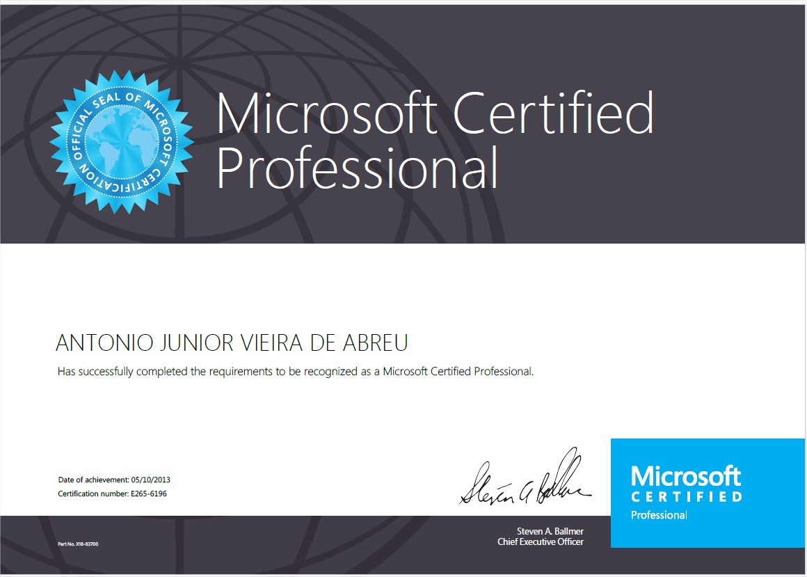 Microsoft Certified: MCP Windows Server