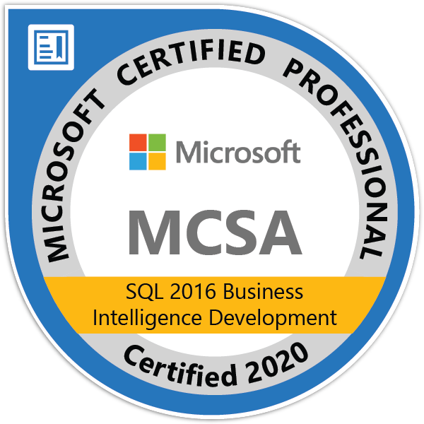Microsoft Certified Solutions Associate - Business Intelligence Development